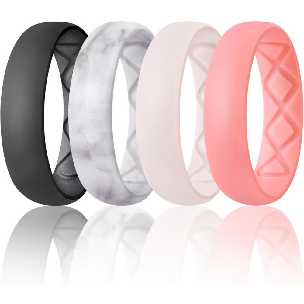 Silicone wedding bands